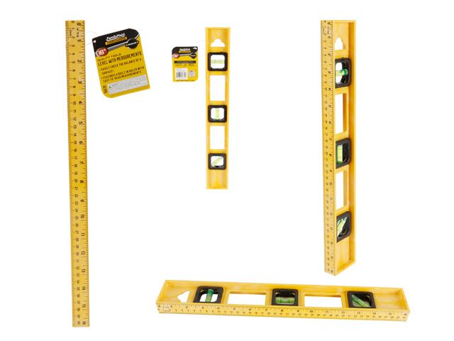 24 Pieces of Level With Ruler Measurements