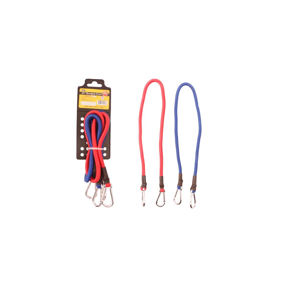 48 Wholesale 2 Piece Bungee Cord