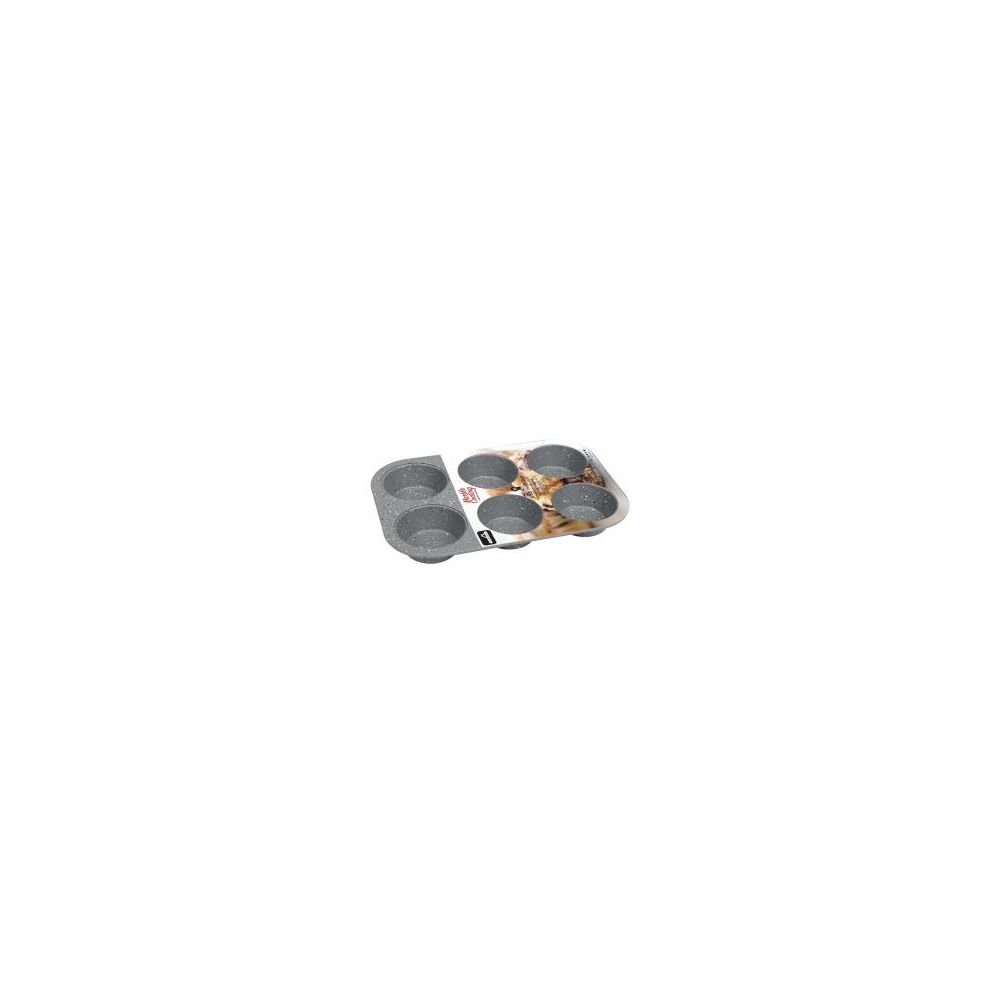 12 Pieces of Marble Coated 6 Cupcake Pan
