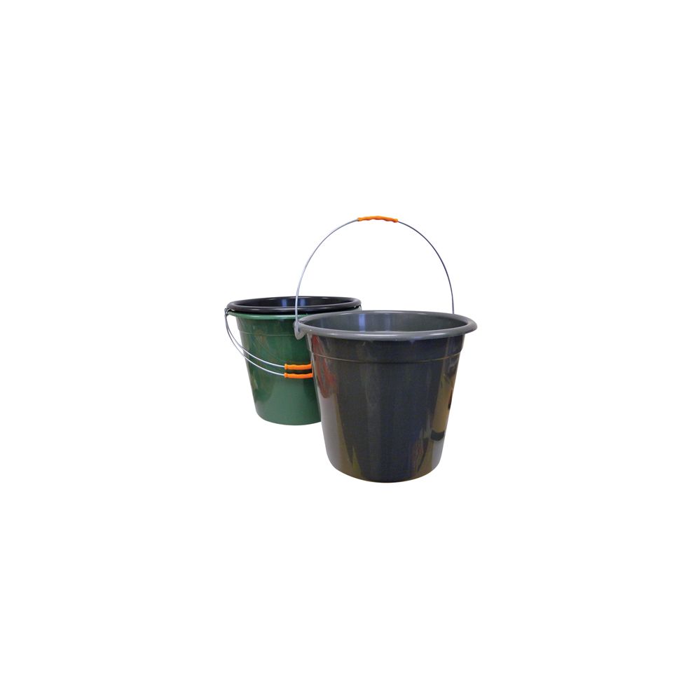 24 Pieces of Plastic Pail With Metal Handle