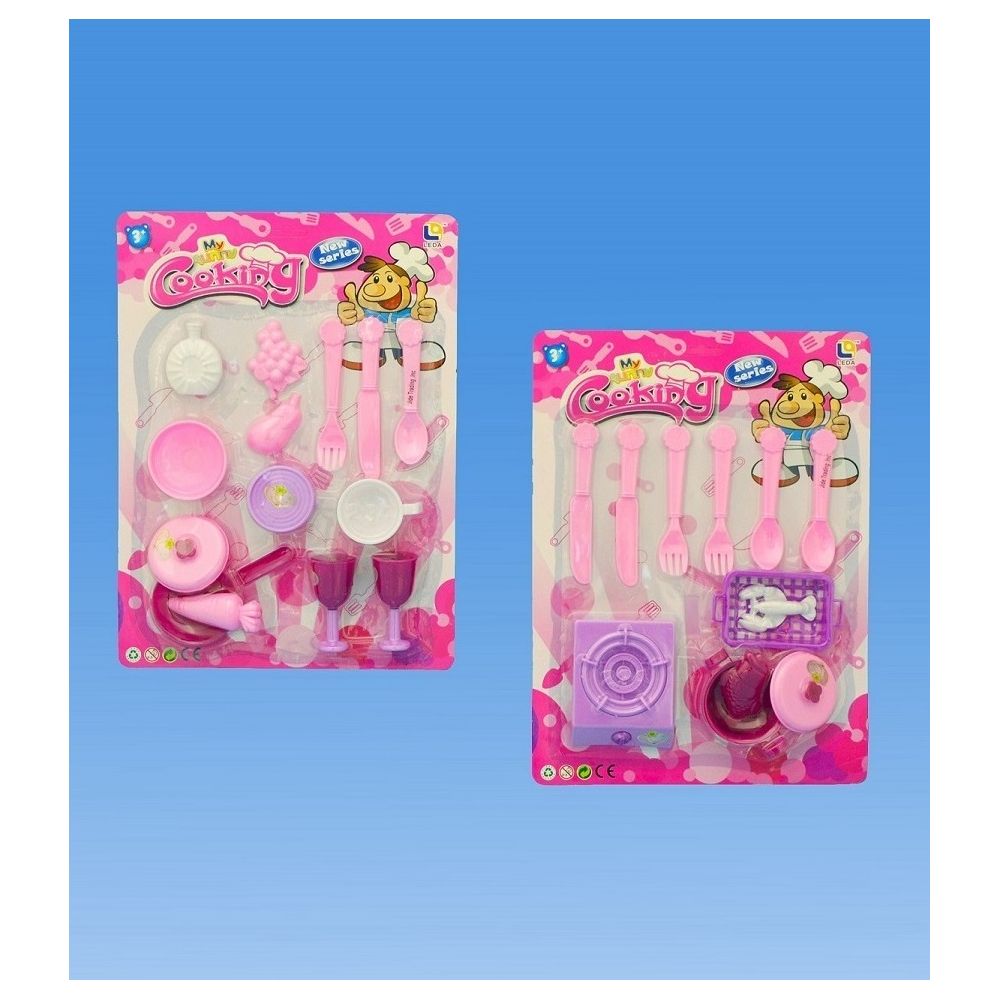 36 Wholesale Cooking Set In Blister Card