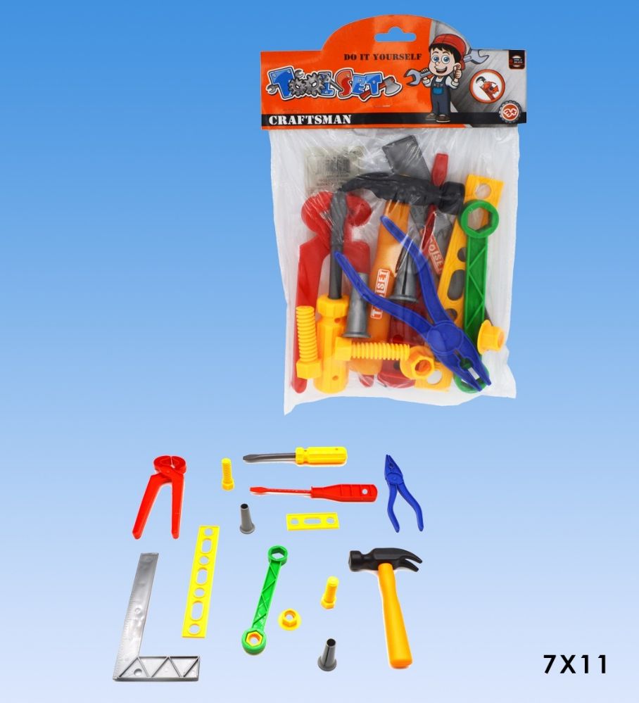 48 Wholesale Tool Set In Pvc Bag Header Card
