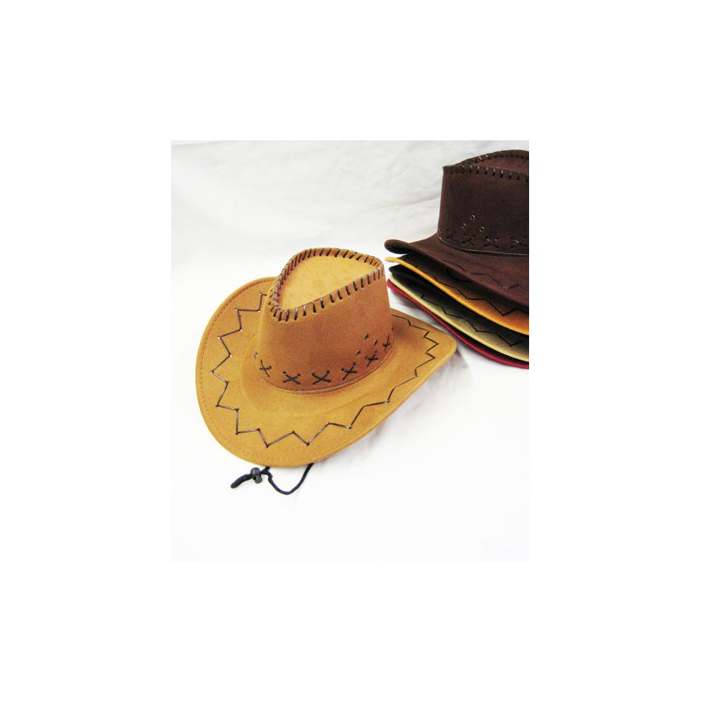 36 Wholesale Cowboy Hat Assorted Colors at