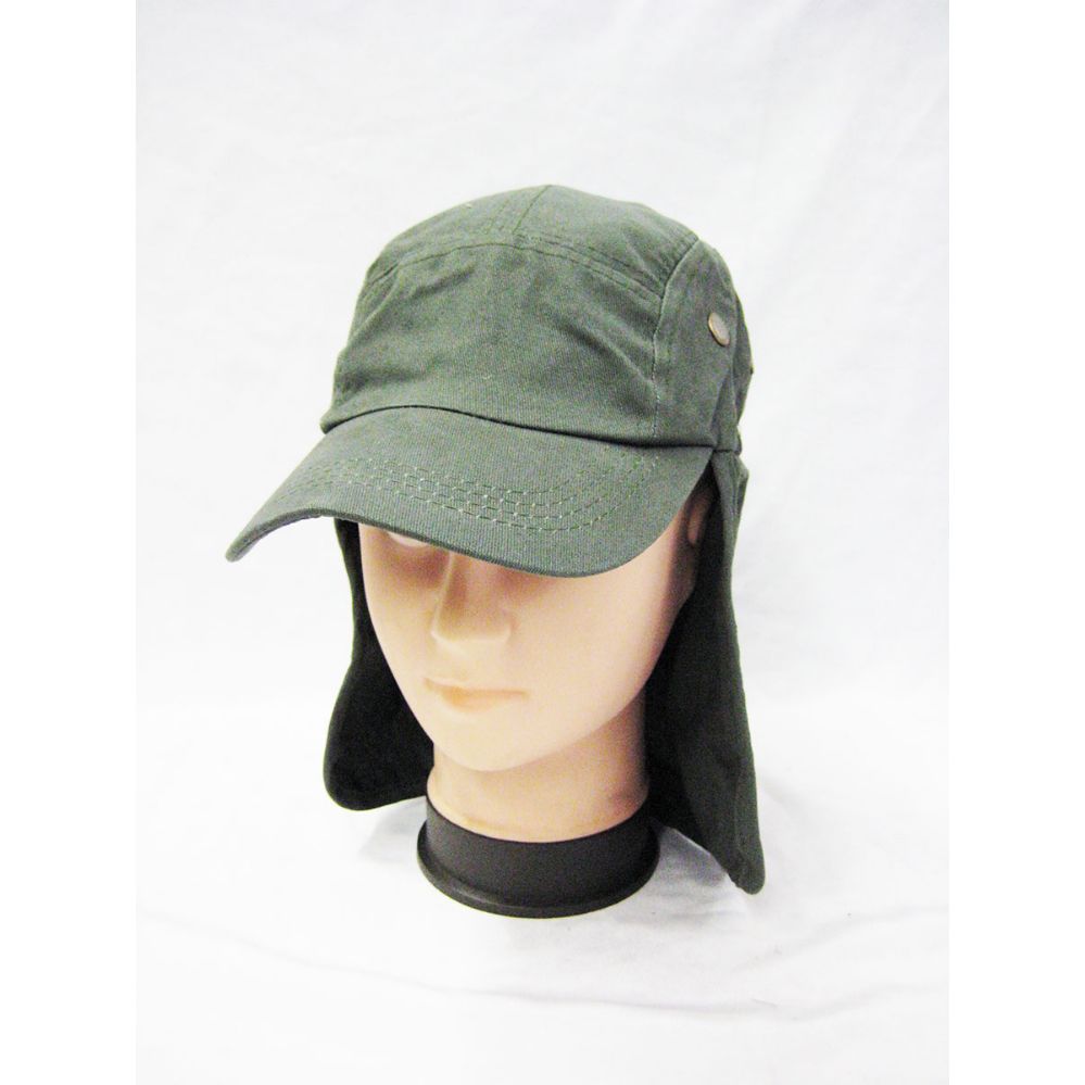 24 Wholesale Mens Boonie / Hiking Cap Hat In Olive - at 