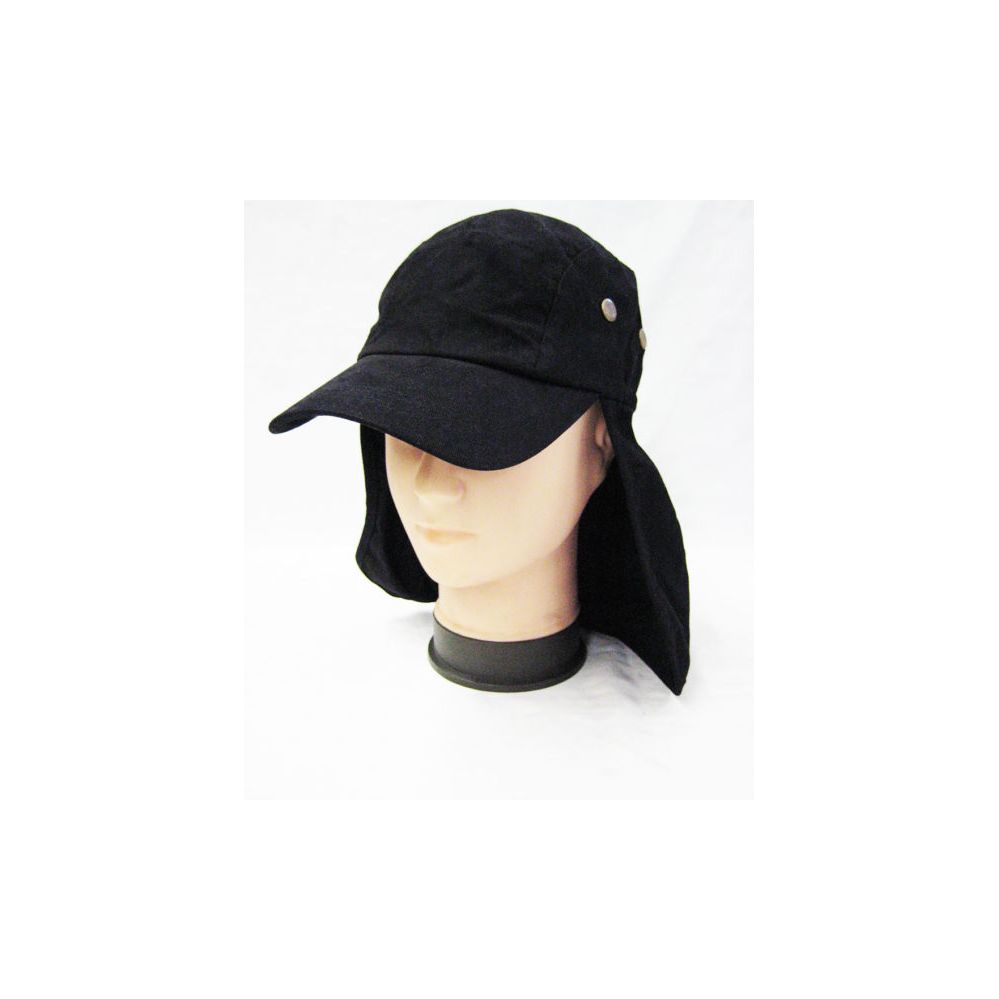 24 Pieces Mens Boonie / Hiking Cap Hat In Black - Cowboy & Boonie Hat