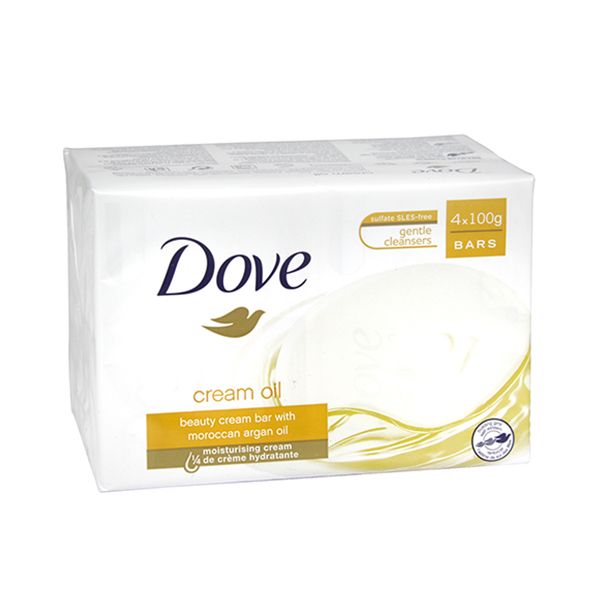 12 Pieces of Dove Bar Soap 100g 4pk Argon O