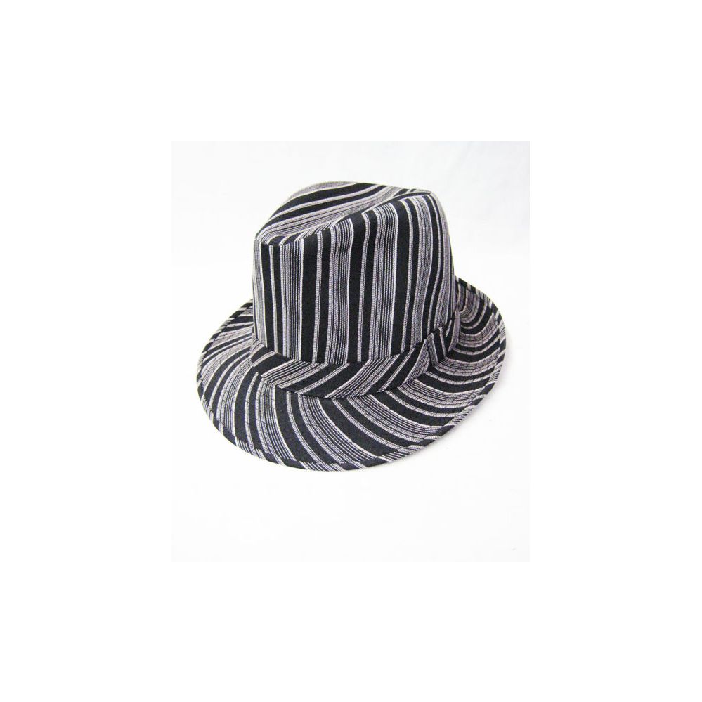 36 Wholesale Pinstripe Fedora Hat at