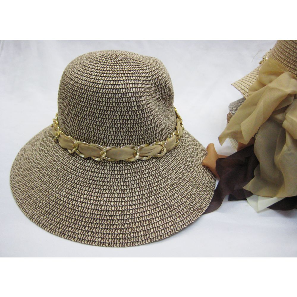 24 Wholesale Ladies Summer Visor Sun Hat