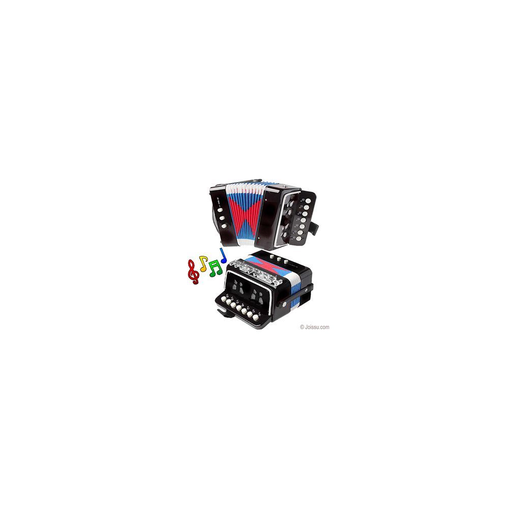 12 Pieces of Junior Accordion Musical Instrument - Black