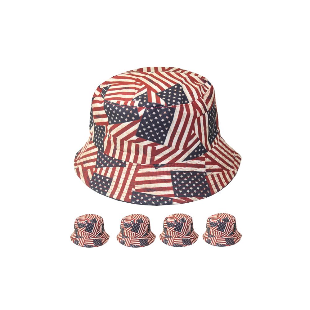 24 Wholesale Womens Usa Summer Fedora Hat