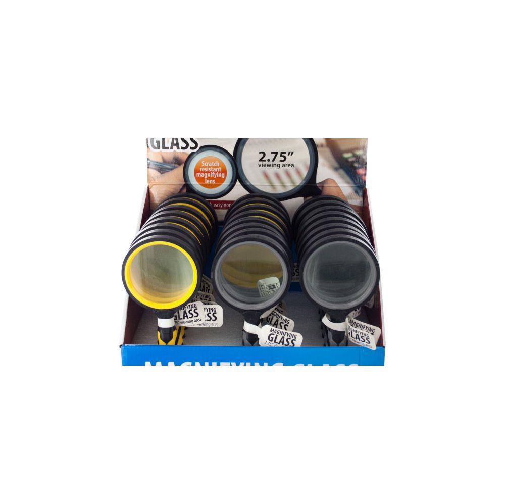 36 Pieces of Magnifying Glass Countertop Display