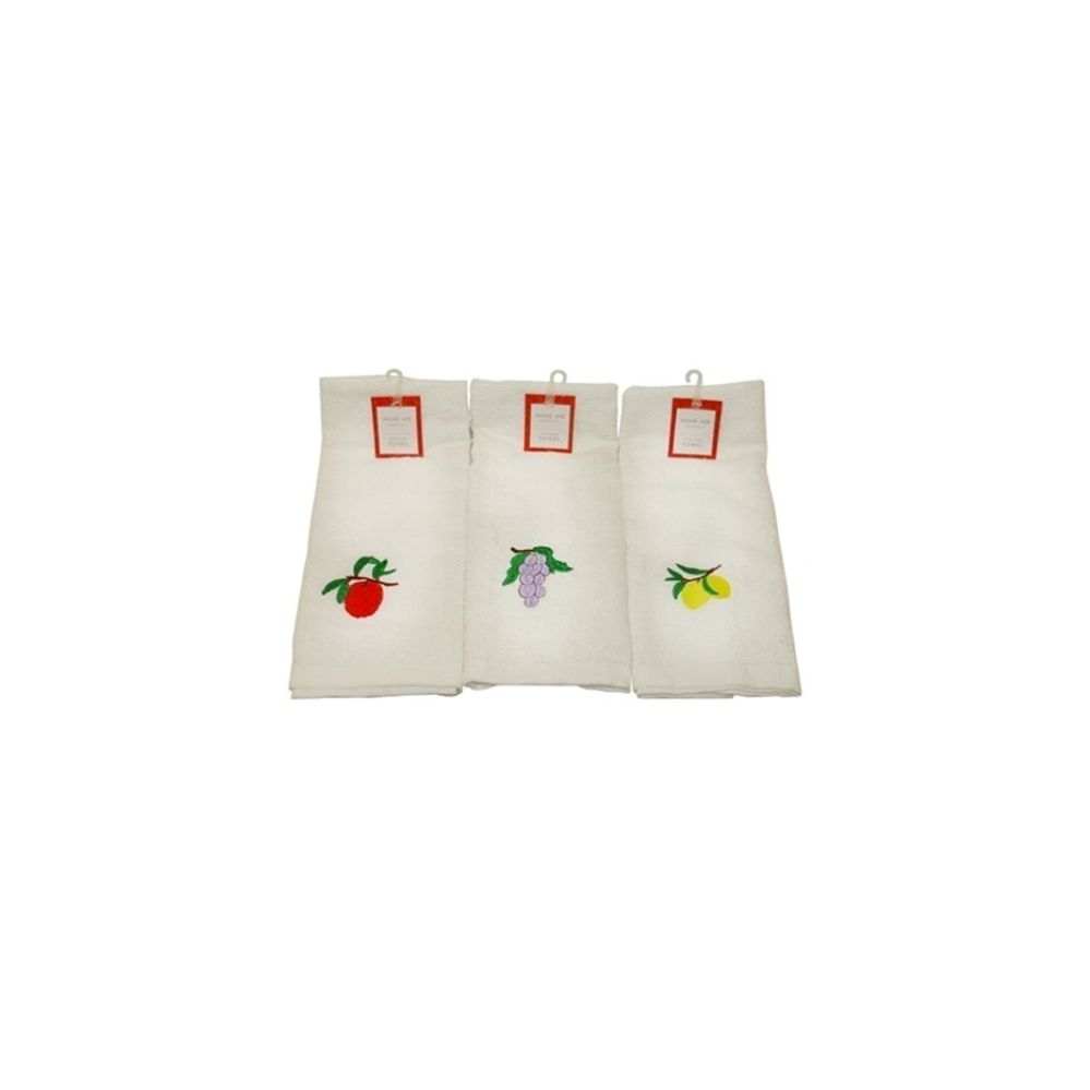 120 Pieces of Kitchen Towels W Fruit Embrodiery