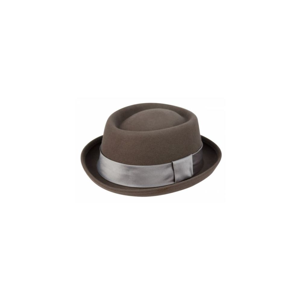 24 Wholesale Wool Felt Fedora Hats In Gray