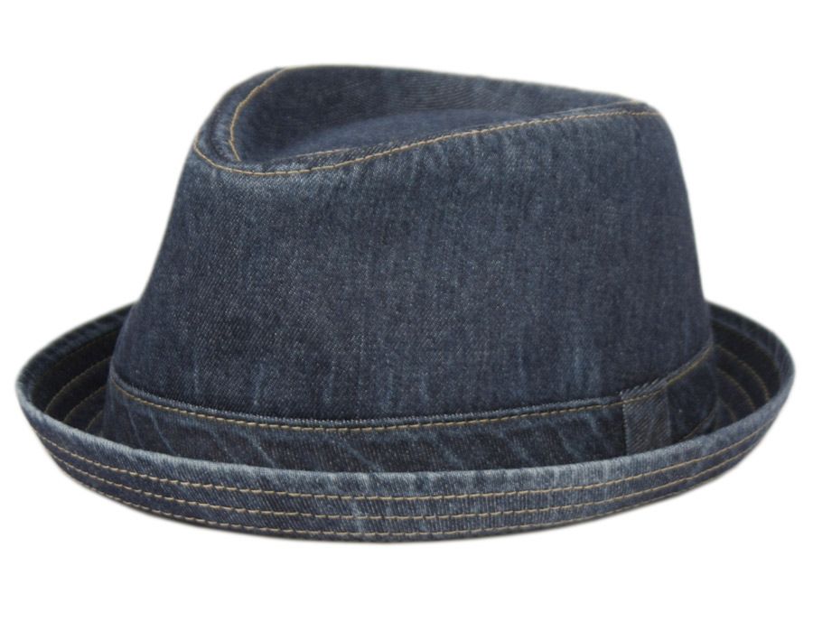 12 Wholesale Washed Cotton Fedora Hats
