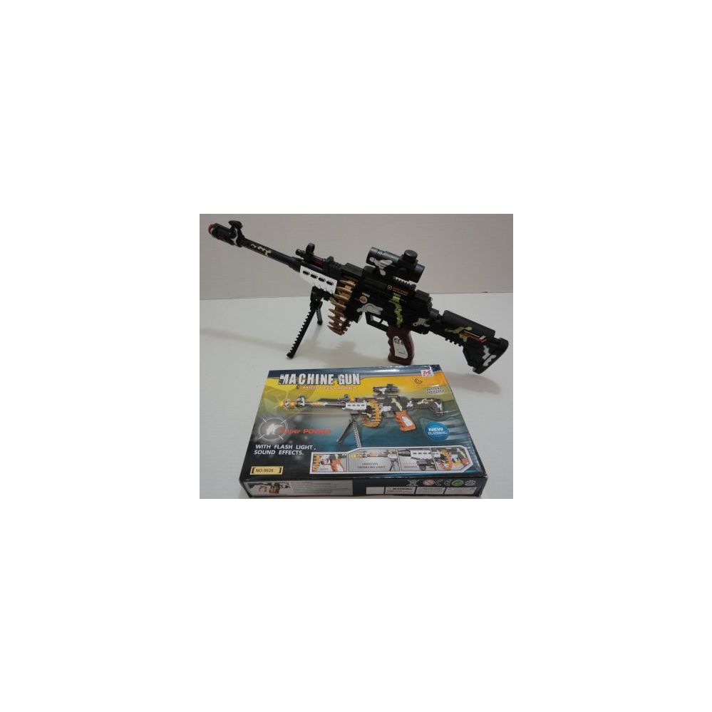 48 Wholesale Camo Machine Gun With Lights And Sound Effects