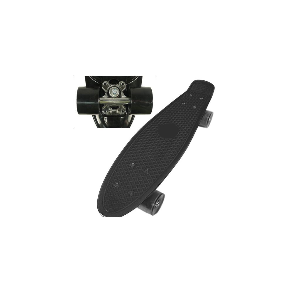 8 Wholesale Complete Plastic & Metal SkateboardS- Black
