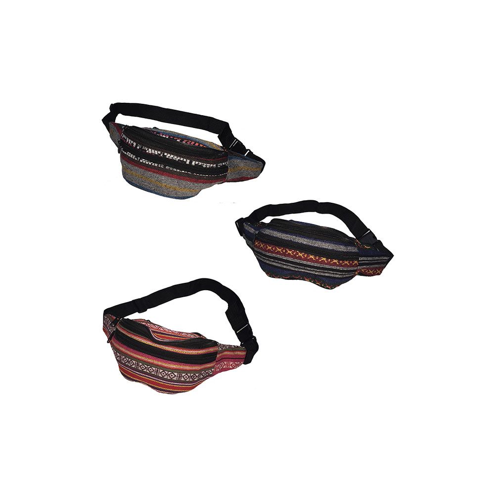 120 Pieces of Fabric Fanny Bag With An Adjustable Waist Strap (dimensions: 15 X 5 X 3)