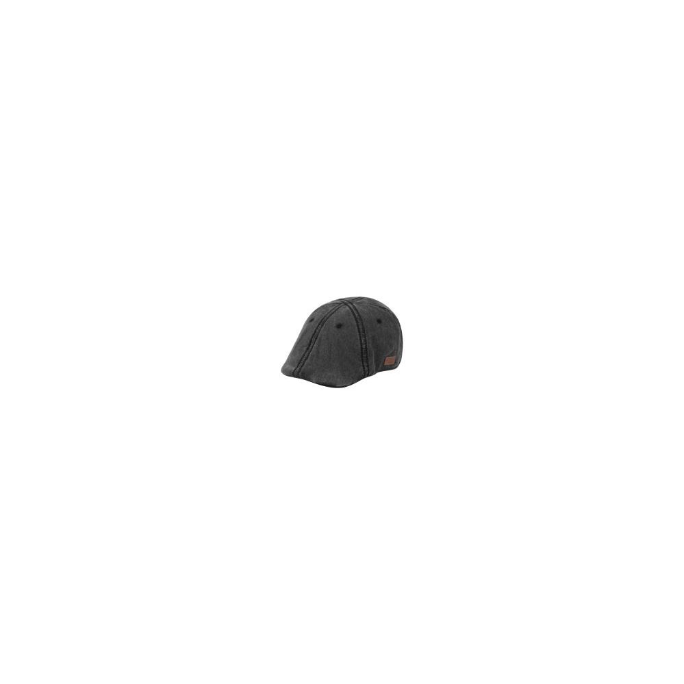 12 Wholesale Washed Cotton Duckbill Ivy Caps In Black