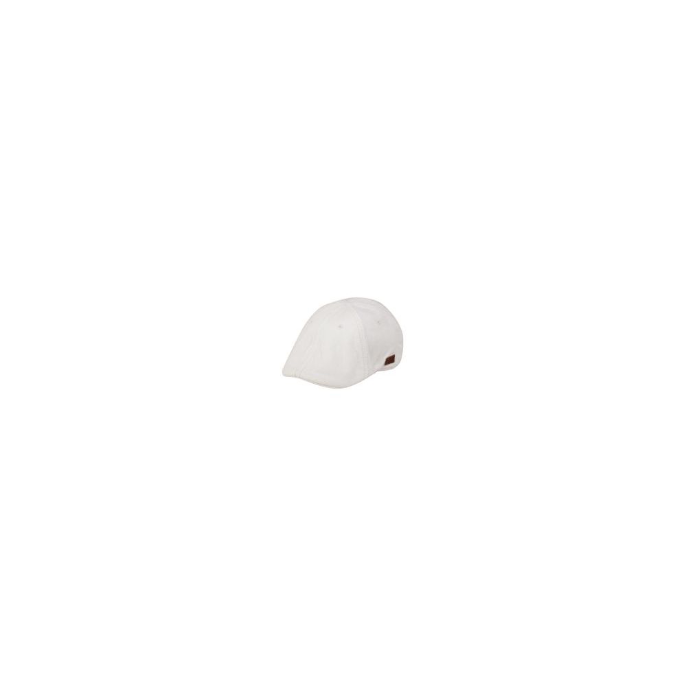 12 Wholesale Washed Cotton Duckbill Ivy Caps In White