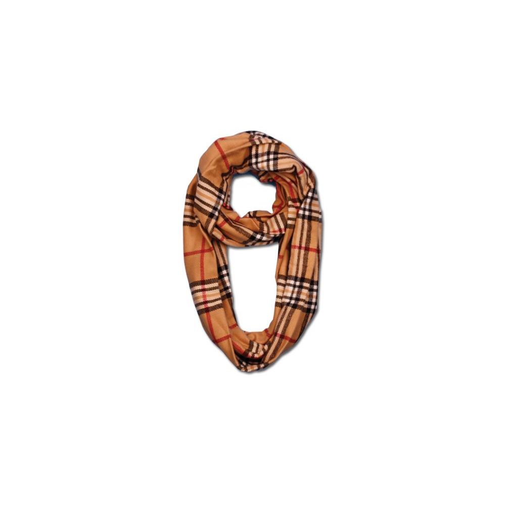 12 Pieces of Plaid Neck Warmer Loop Infinity Scarves