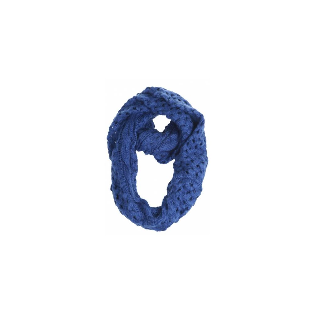 24 Pieces of Winter Neck Warmer Infinity Knit Scarf