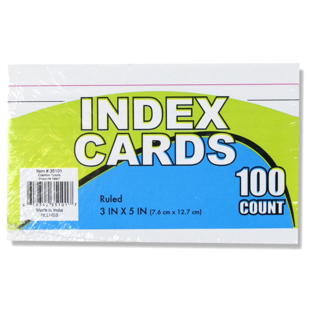72 Pieces of 100 Pack Of Index Cards