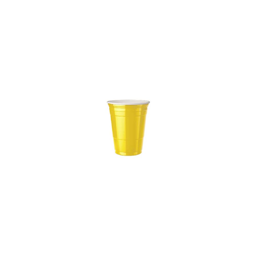 96 Wholesale 16oz Yellow Cup 16 Count L-Cup
