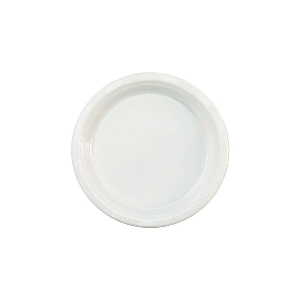 24 Pieces of 10"/50 Count Plate White