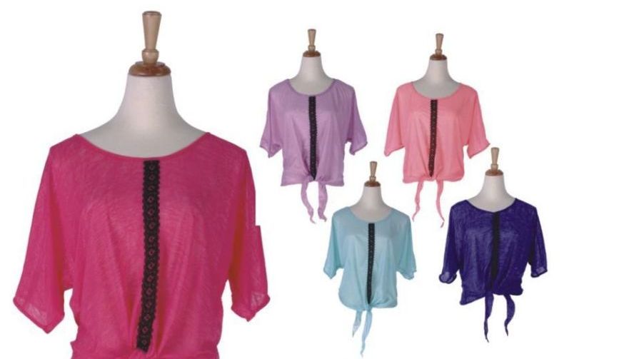 72 Pieces of Women's Assorted Color Fashion Tops