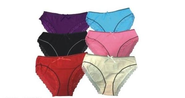 60 Pieces of Womens Cotton Underwear Assorted Colors And Sizes