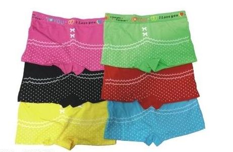 72 Pieces Angelina Cotton Hiphuggers Panties With Heart Print Design -  Womens Panties & Underwear