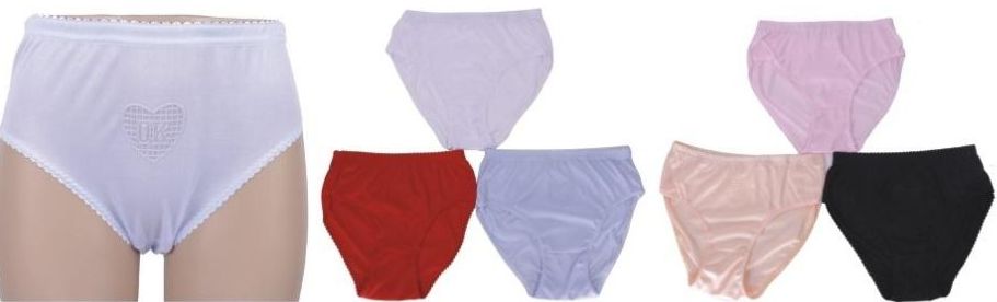 120 Bulk Womens Cotton Underwear Assorted Colors And Sizes - at 