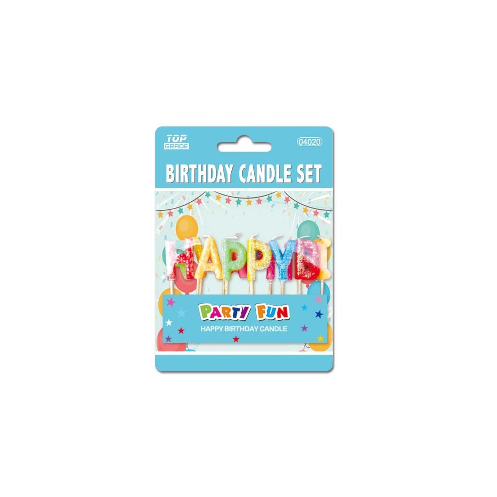 144 Pieces Birthday Candle Letters - Birthday Candles