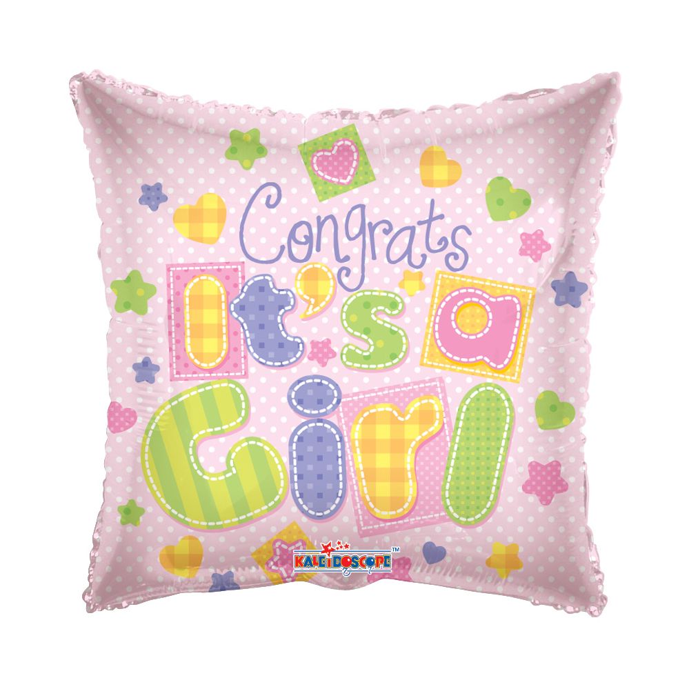 125 Wholesale 2-Side "congrats A Girl" Balloon