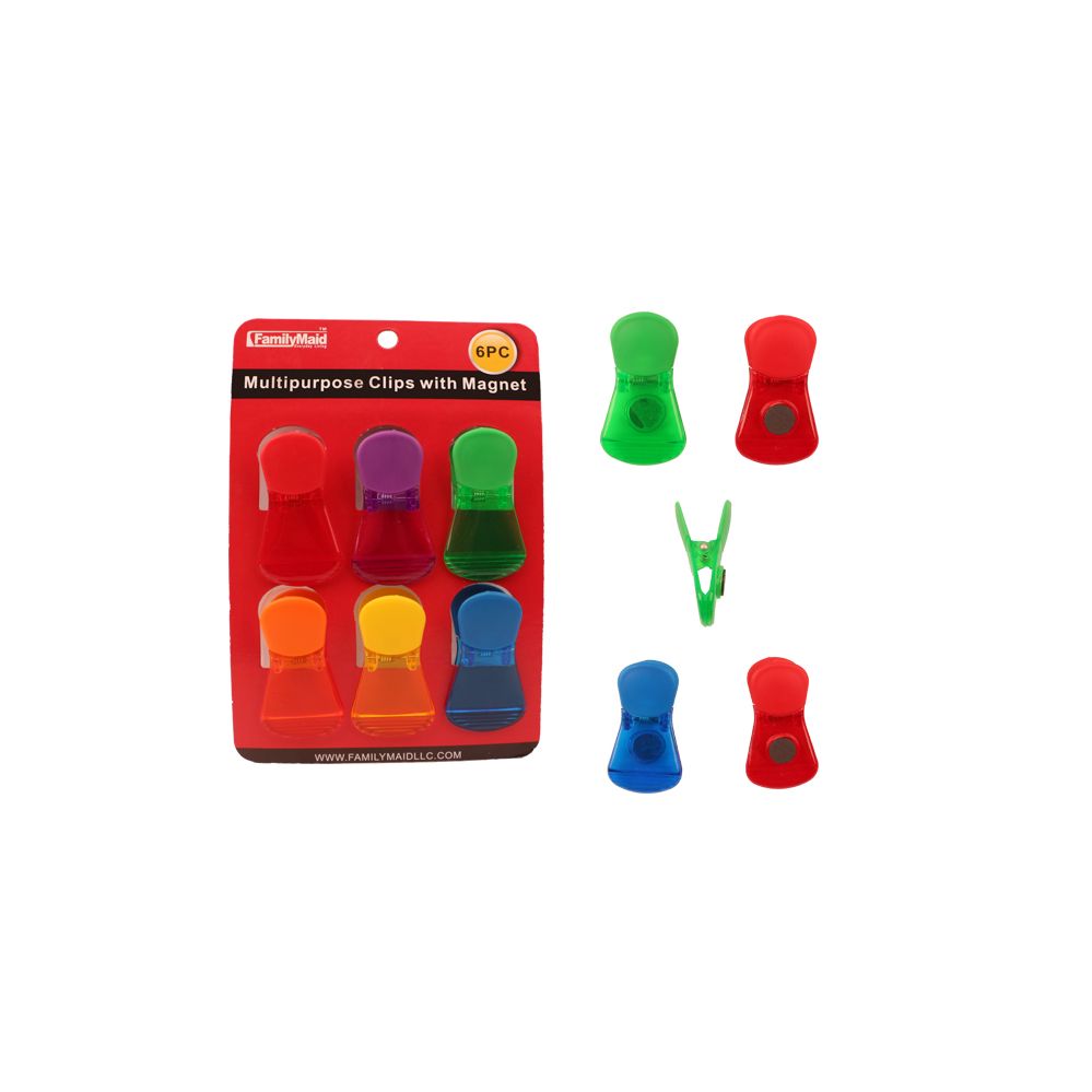 72 Pieces of 6pc Multipurpose Magnetic Clips