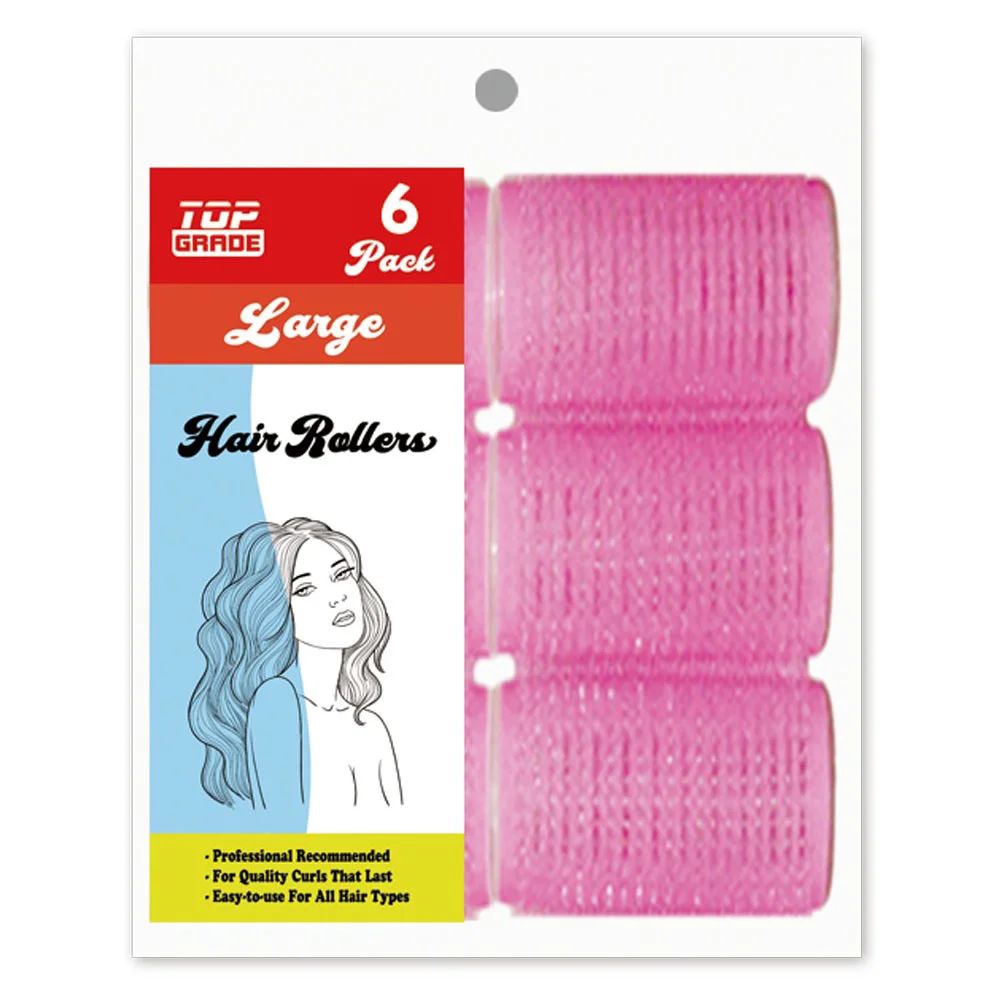 96 Pieces of Wholesale Six Count Hair Roller - Wholesale Sock Deals