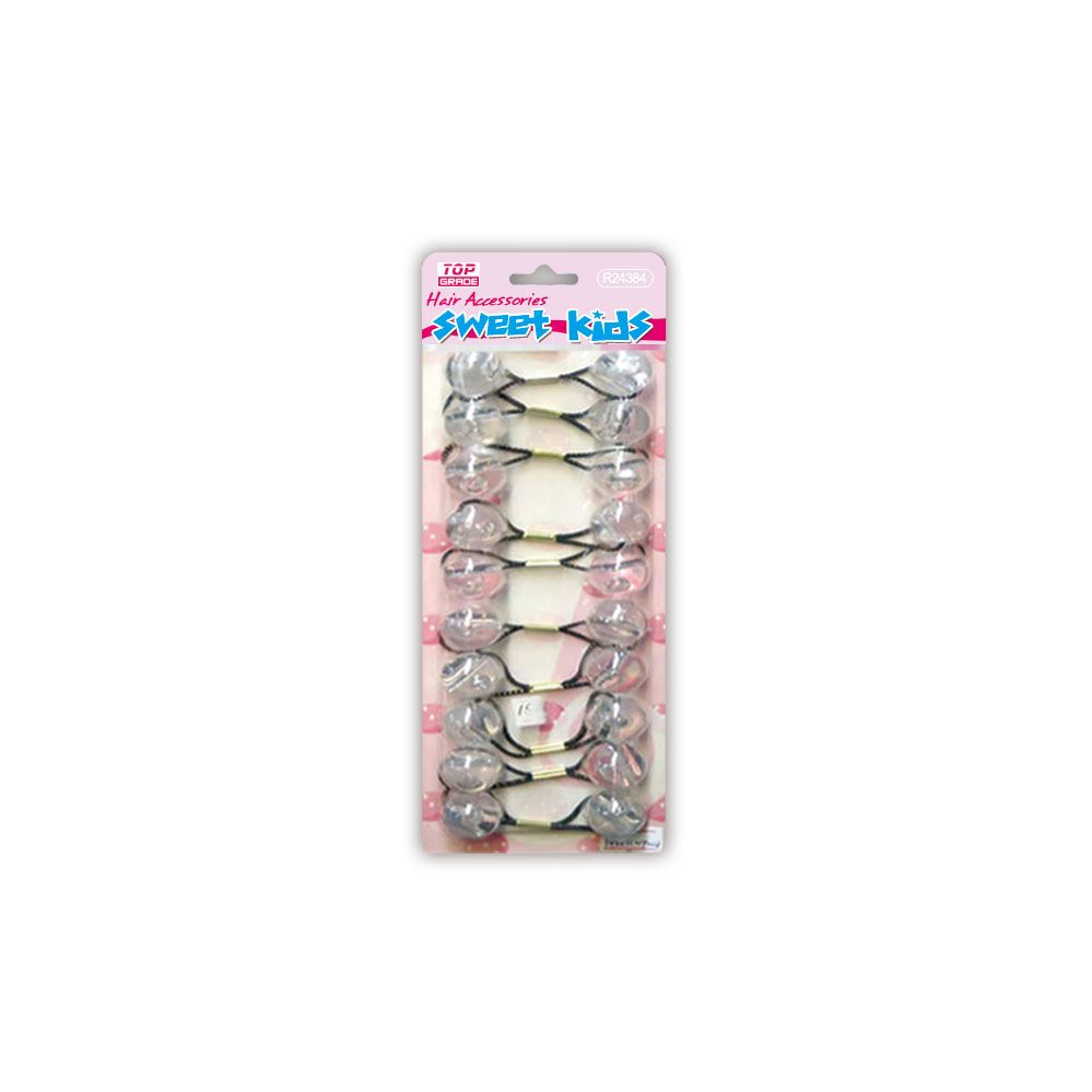 96 Pieces of Hair Bead Clear