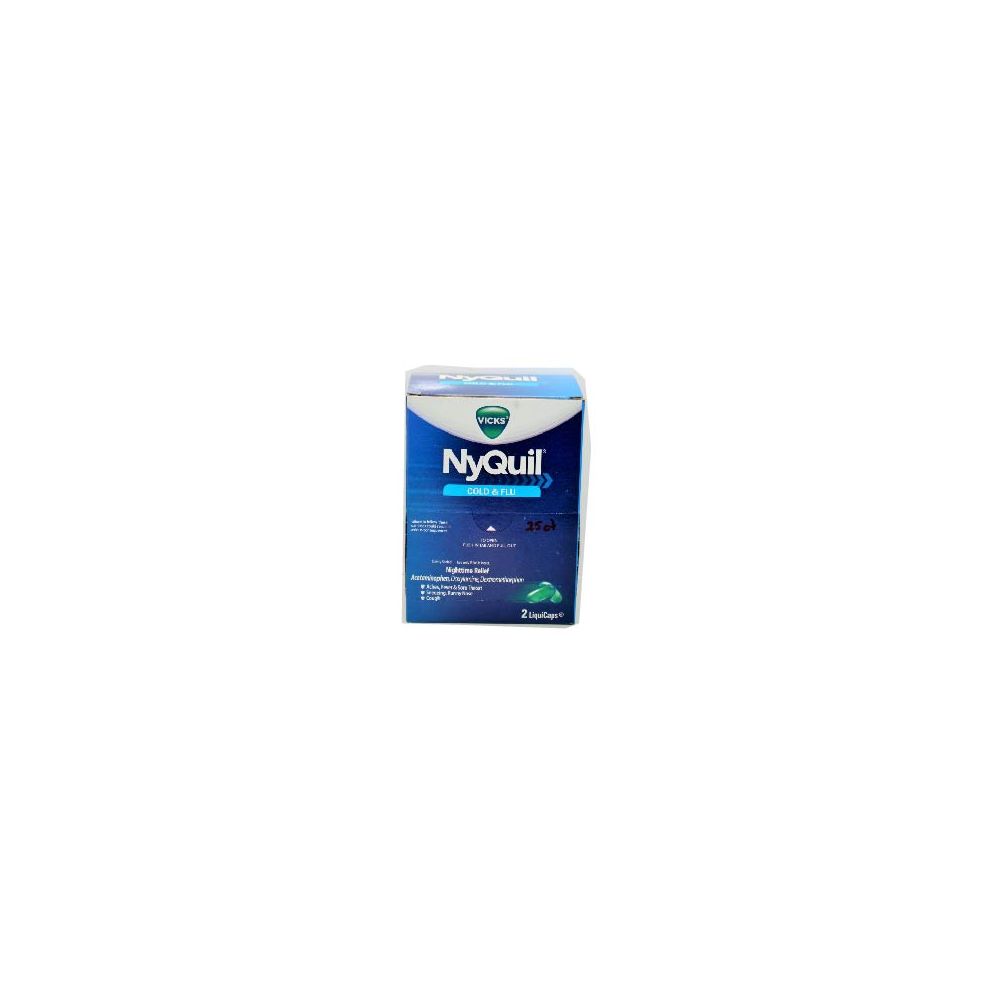 6 Pieces Nyquil 25 Count Pain and Allergy Relief at