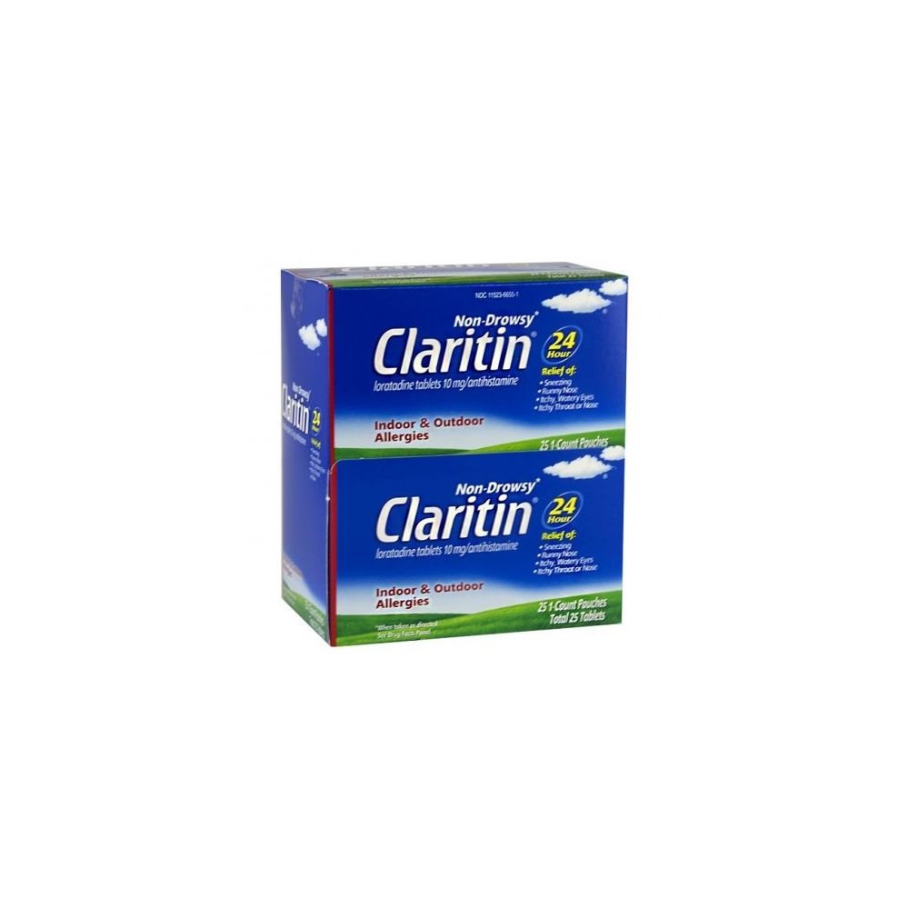 4 pieces of Claritin 25 Count