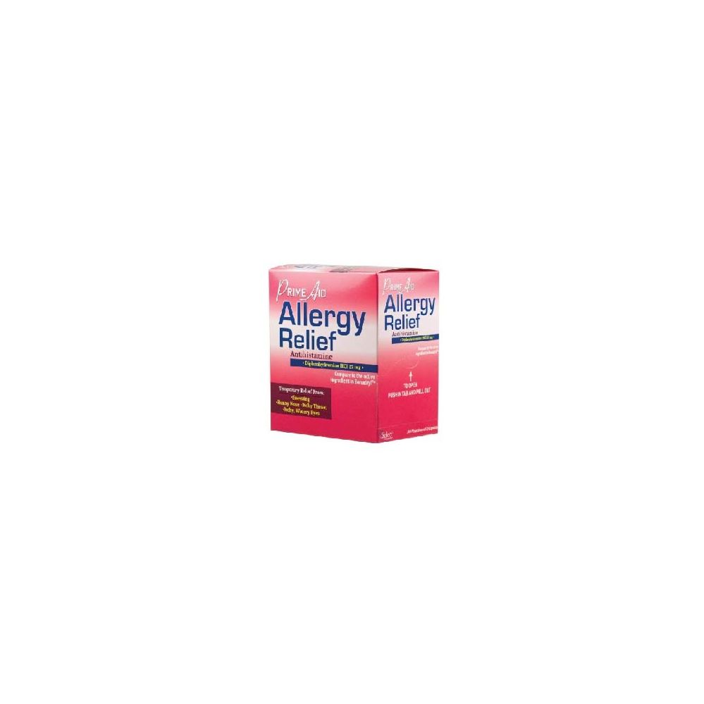 8 Pieces of Allergy Relief Prime Aid 30 Count