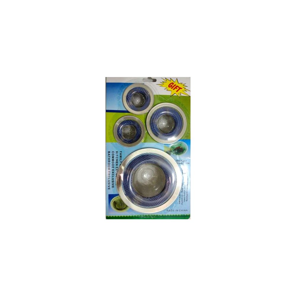 60 Pieces of 4pc Assorted Size Strainer 