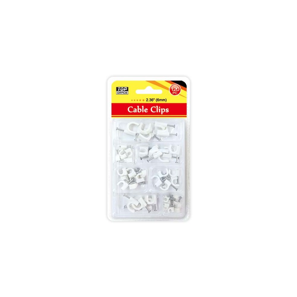 96 Pieces of Cable Clip 6mm/120 Count