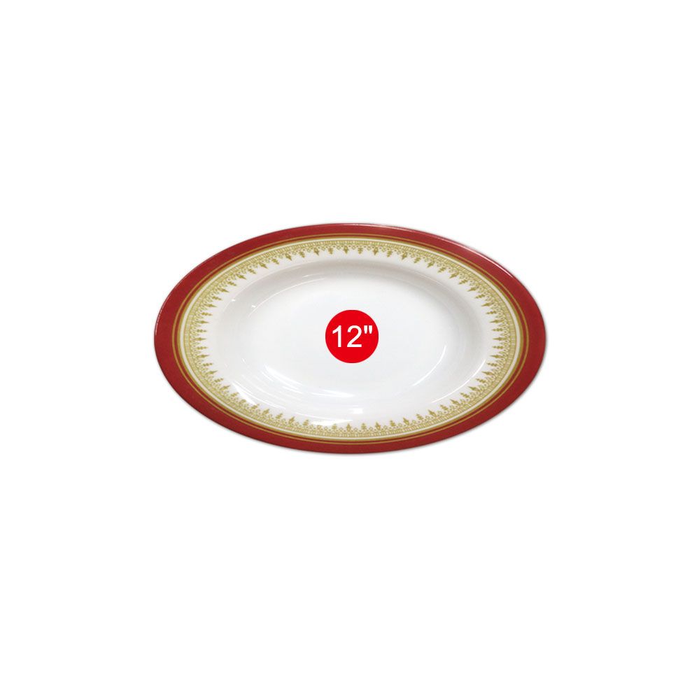 96 Pieces of 12"melamine Oval Plate