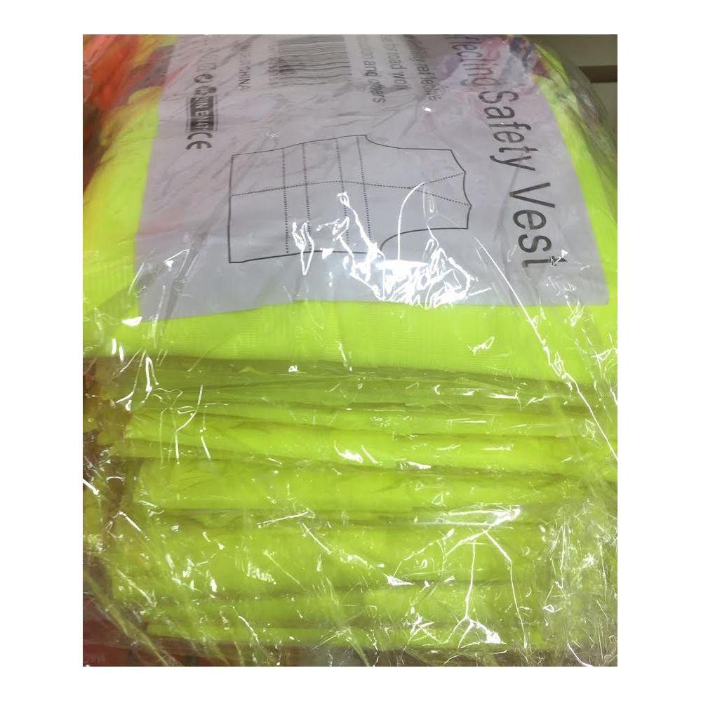 72 Pieces of Super Reflective Safety Vest In Yellow