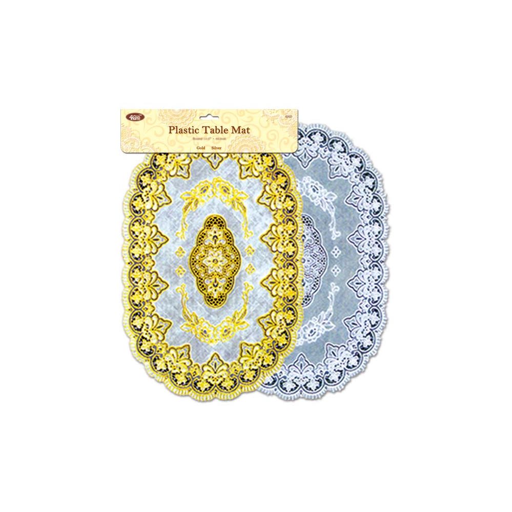 96 Pieces of Plastic Table Mat Oval