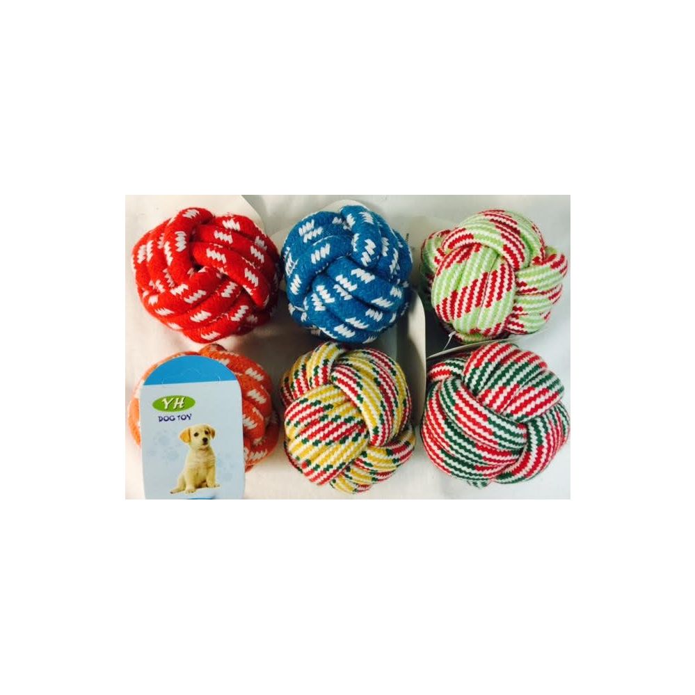 24 Wholesale Wholesale Dog/ Pet Rope Knot Ball
