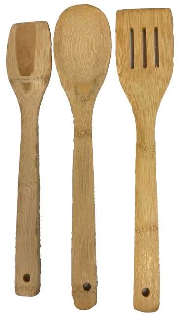 24 Pieces of 3 Piece Wooden Spoons Set