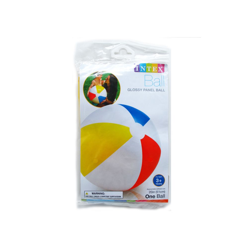 36 Pieces of Glossy Panel Ball In Pegable Poly Bag