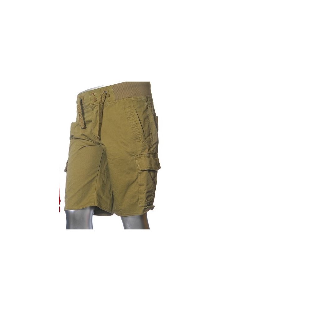 12 Pieces of Men's Fashion Cargo Shorts In Khaki Only
