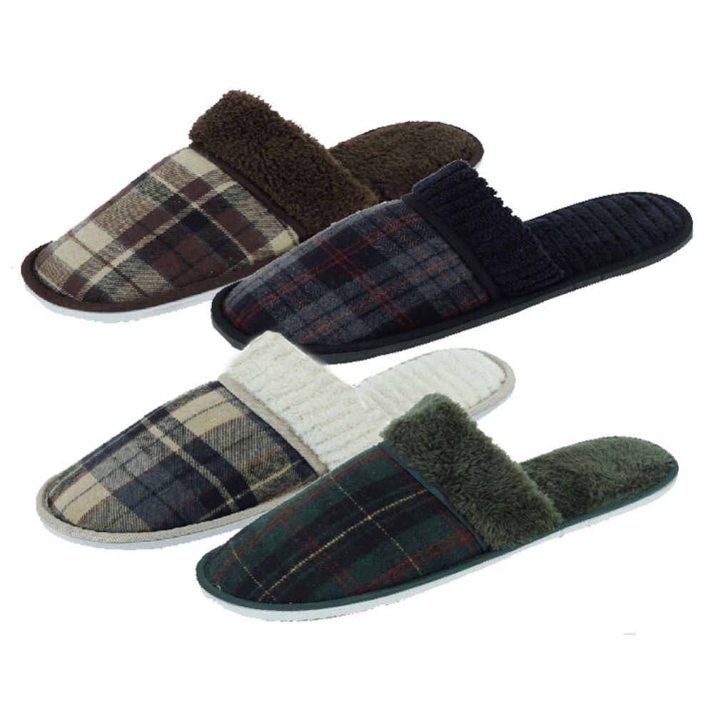 48 Wholesale Mens House Slippers